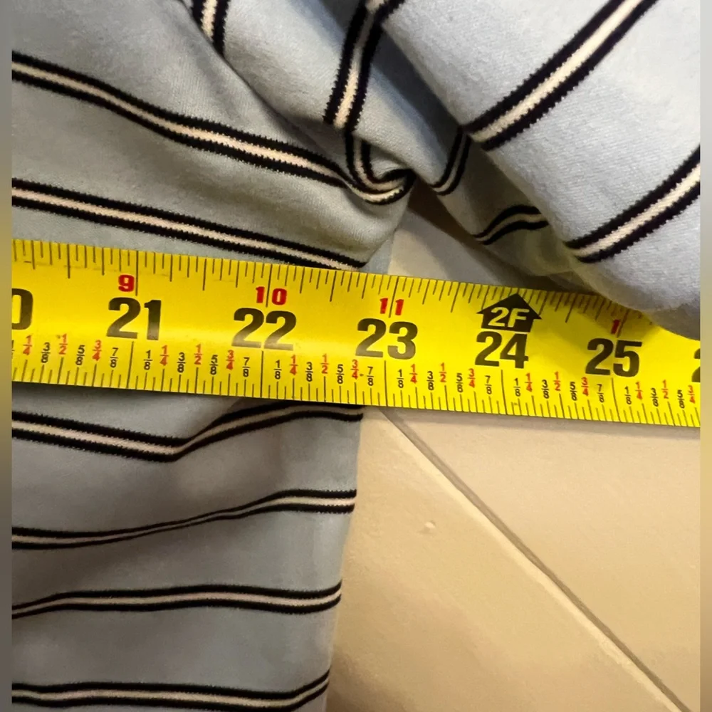 Polo Ralph Lauren Men's Classic Fit Striped‎ Polo Blue Size L